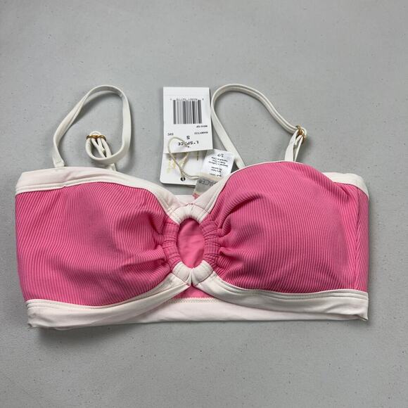 L*Sapce Ribbed Maya Bikini Top Small - Picture 3 of 9